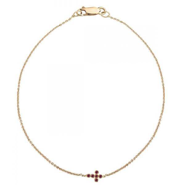 Mini Cross Bracelet P-Ru - Classic - Ileana Makri store