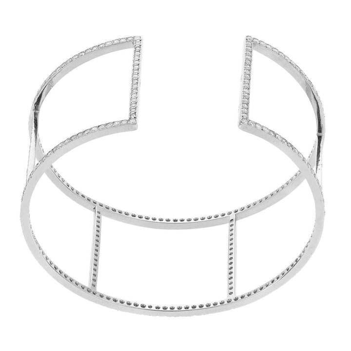 Wire Cuff W-D - Classic - Ileana Makri store