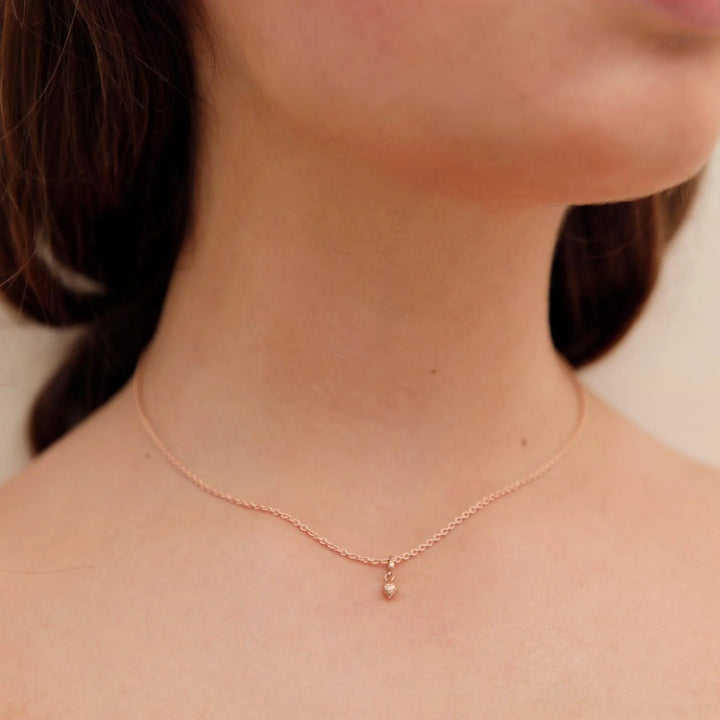 18k Rose Gold Sea Kale Seed Pendant, Charms & Pendants, Ileana Makri