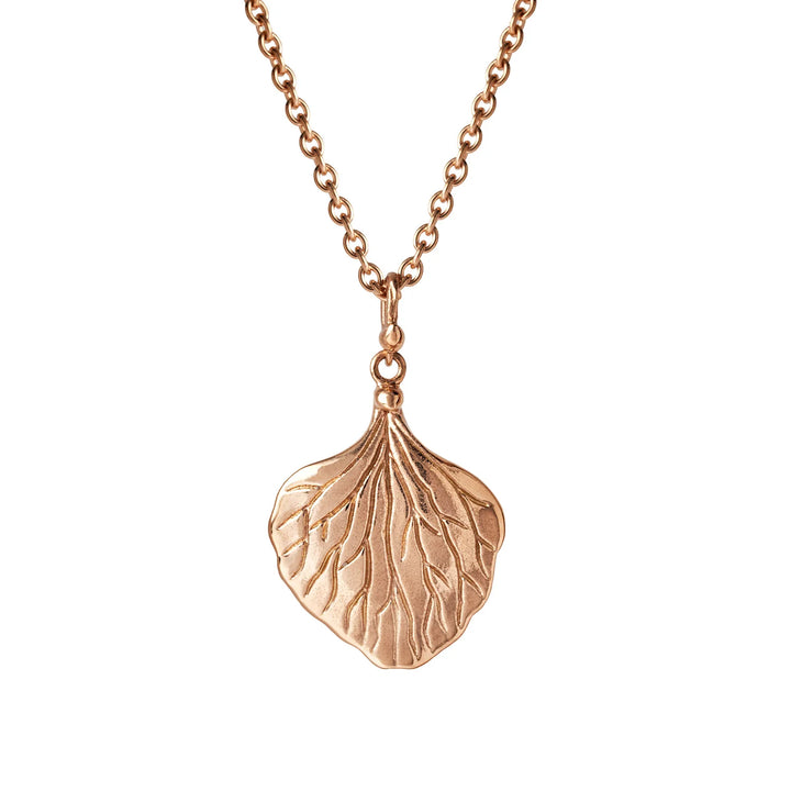18k Rose Gold Hydrangea Petal Pendant, Charms & Pendants, Ileana Makri