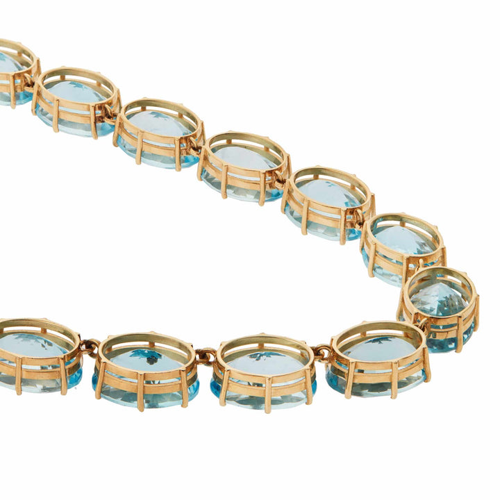 Crown Necklace Blue Topaz | Ileana Makri