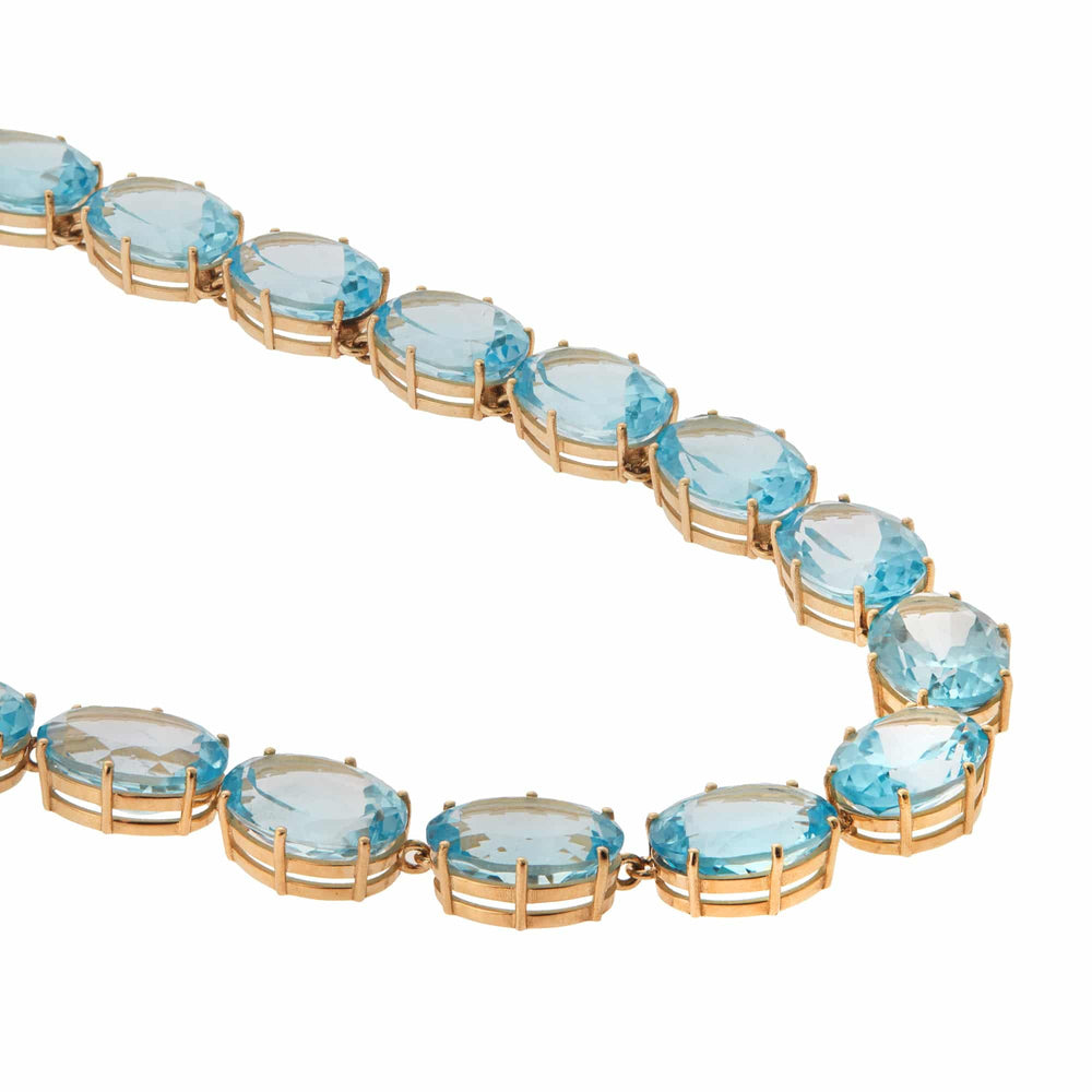 Crown Necklace Blue Topaz | Ileana Makri