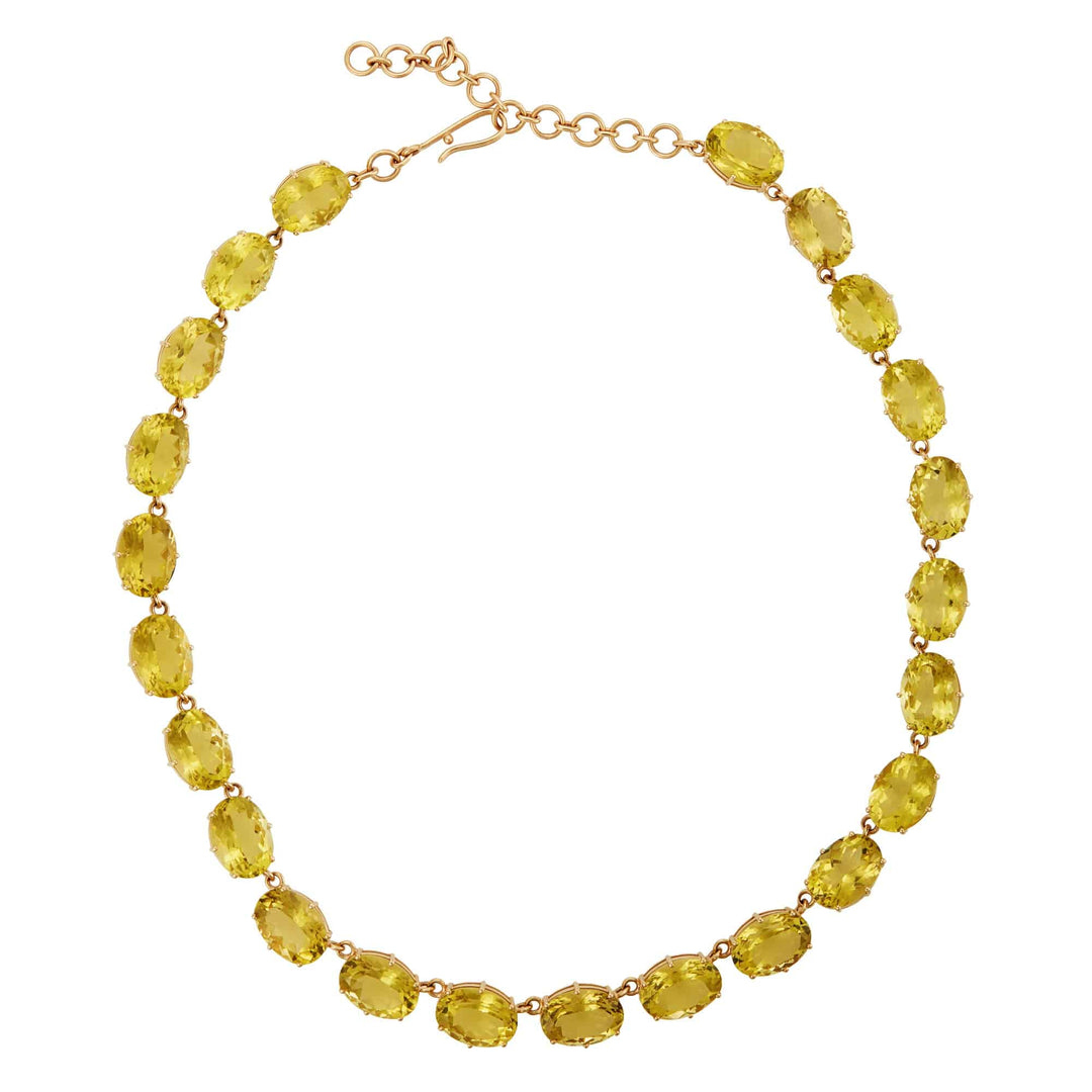 Crown Necklace Lemon Quartz | Ileana Makri 