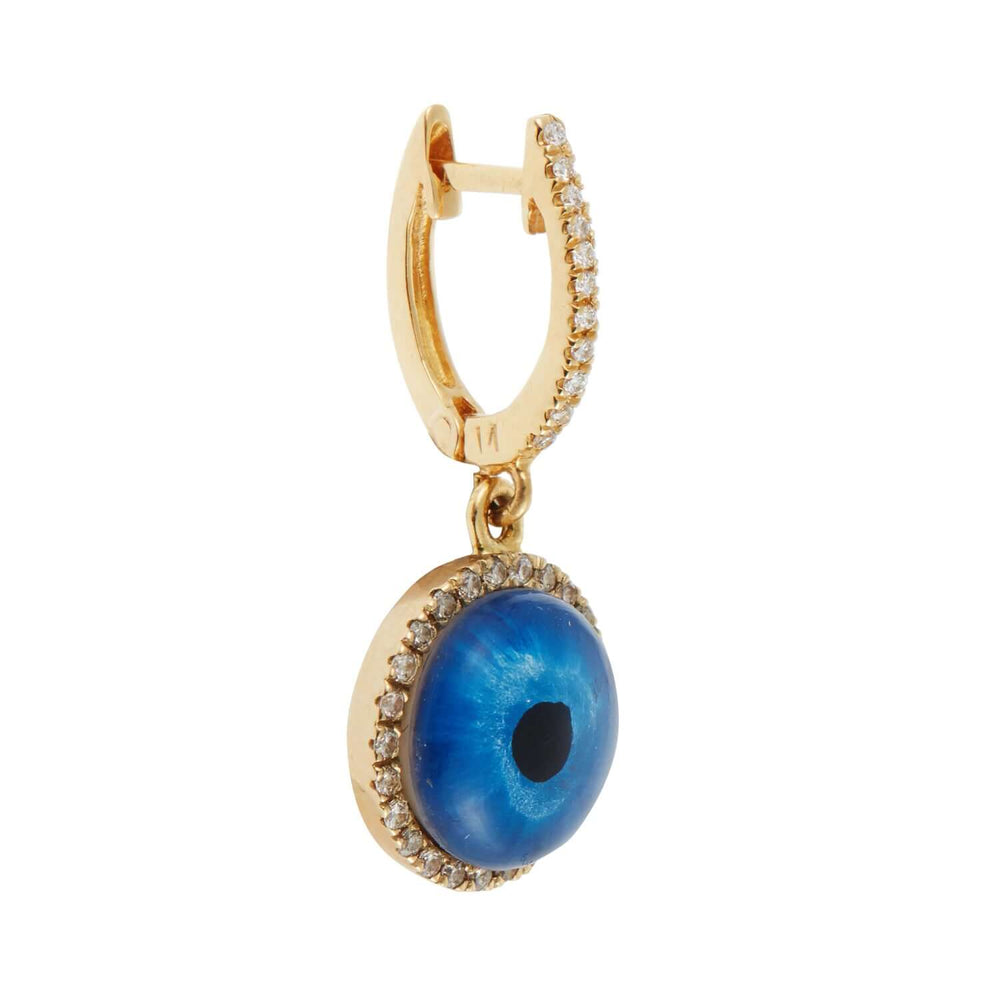 Deep Blue Eye Earrings S - EVIL EYE - Ileana Makri store