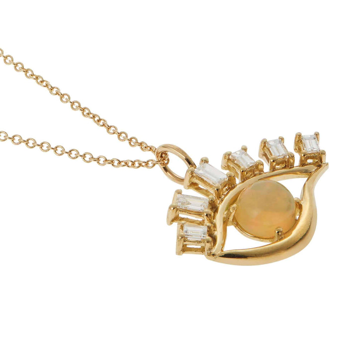 Diamond Lash Eye Pendant - The Edit - Ileana Makri store