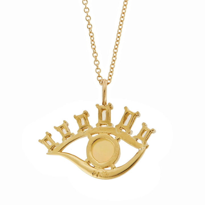 Diamond Lash Eye Pendant - The Edit - Ileana Makri store