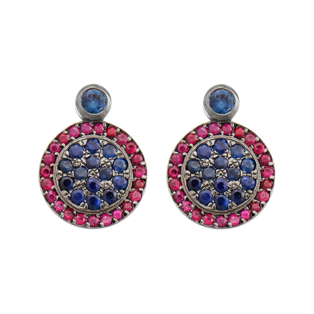 Diran Studs W-Ox-Bs-Ru - Classic - Ileana Makri store