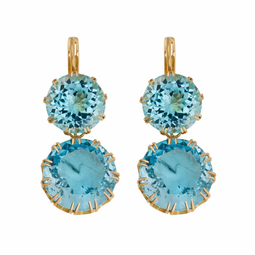 Double Crown Blue Topaz - Crown - Ileana Makri store