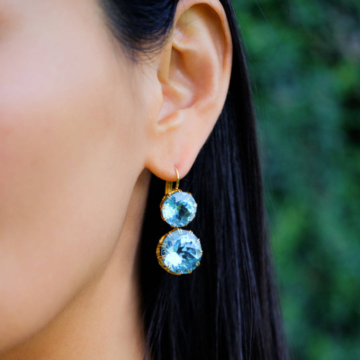 Double Crown Blue Topaz - Crown - Ileana Makri store