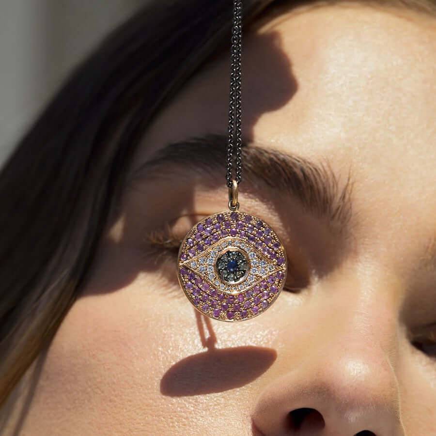 Dawn Pendant P-PS-D-GS-BS - EVIL EYE - Ileana Makri store