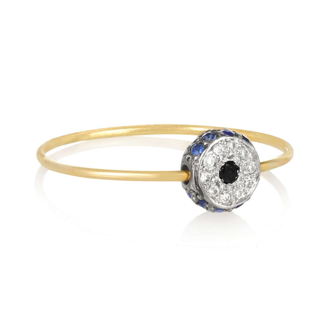 Leda Eye Ring - EVIL EYE - Ileana Makri store