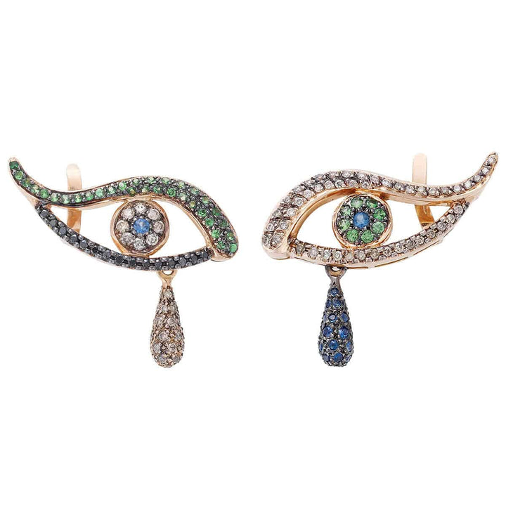 Feelings Earring P-Chd-Bd-Ts-Bs - Crying Eyes - Ileana Makri store
