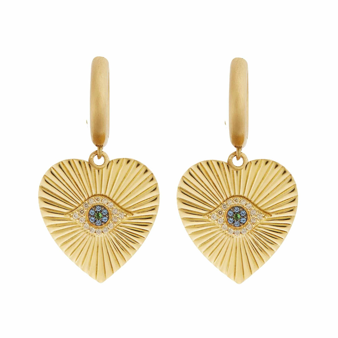 Glowing Love Hoops - EYE LOVE - Ileana Makri store