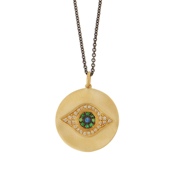 Golden Eye Pendant Y - EYE LOVE - Ileana Makri store