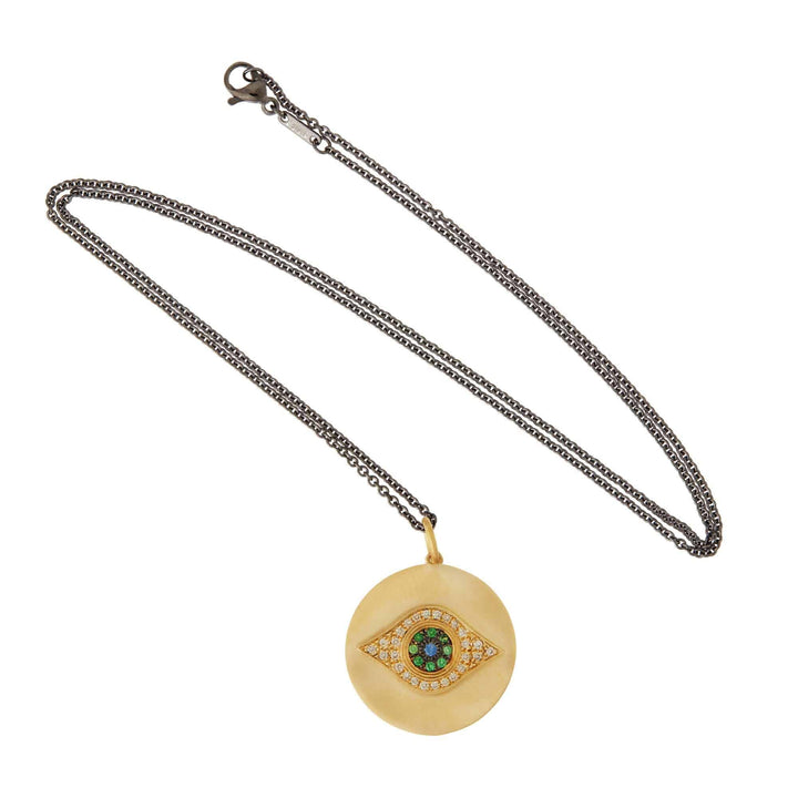 Golden Eye Pendant Y - EYE LOVE - Ileana Makri store