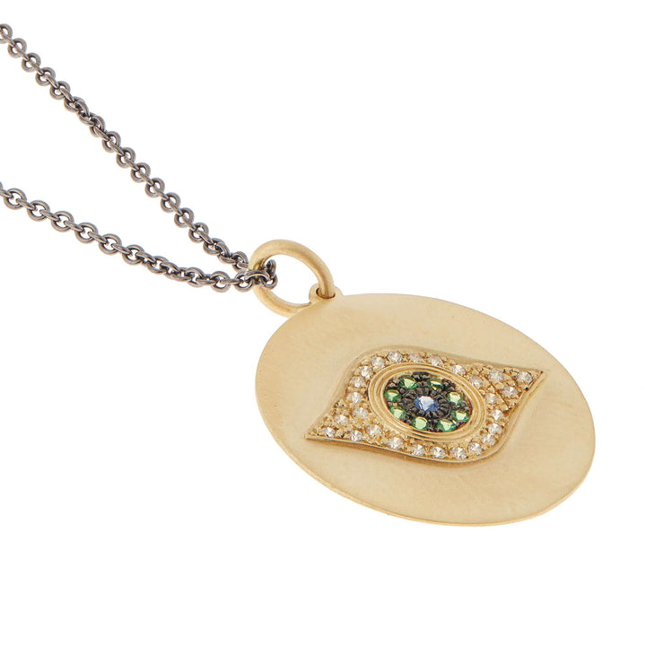 Golden Eye Pendant Y - EYE LOVE - Ileana Makri store