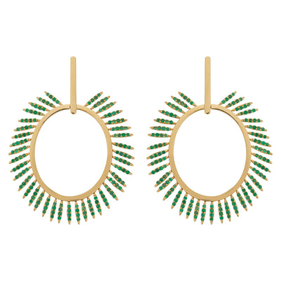 Grass Sunny Earrings Y-EM - Grass - Ileana Makri store