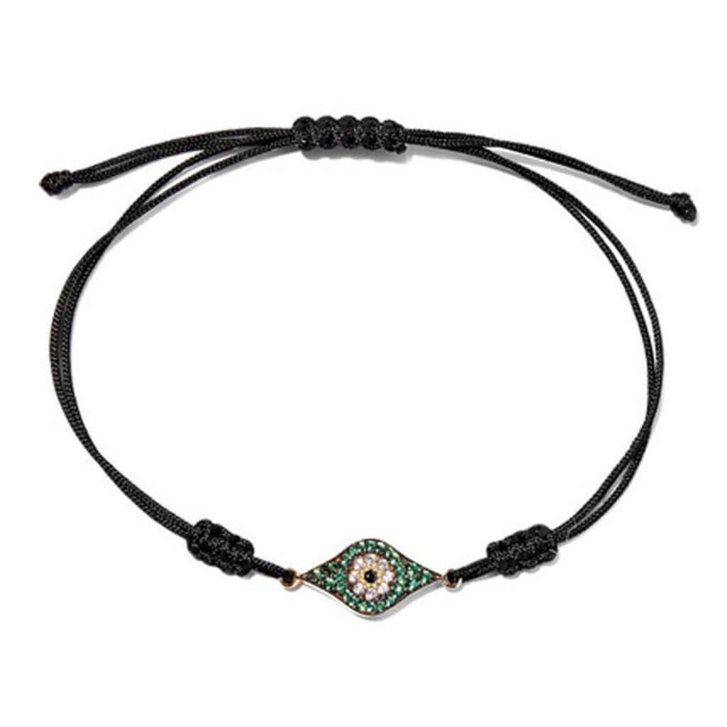 Kitten Eye Cord Bracelet - Eye M Eyes - Ileana Makri store