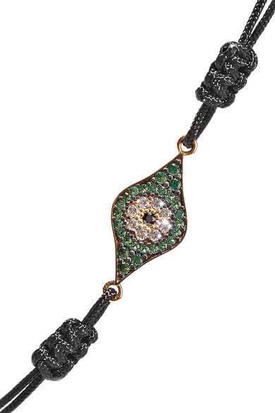 Kitten Eye Cord Bracelet - Eye M Eyes - Ileana Makri store