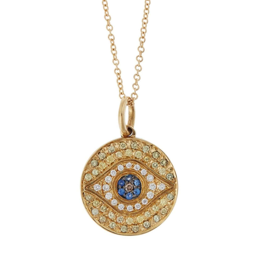 Little Dawn Pendant Y-YS-D-BS-CHD - EVIL EYE - Ileana Makri store