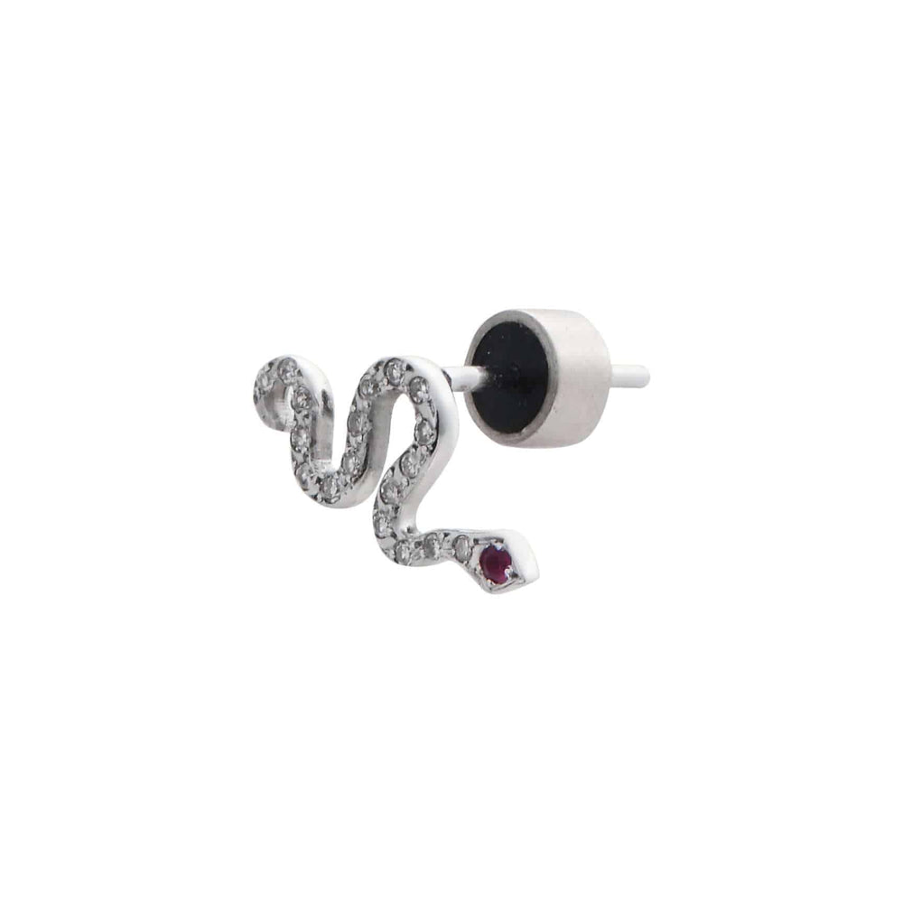 Little Snake Stud W-D-Ru - SNAKES - Ileana Makri store