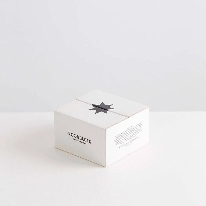 4 Large Gobelets | Winter Set | Maison Balzac | Ileana Makri Store