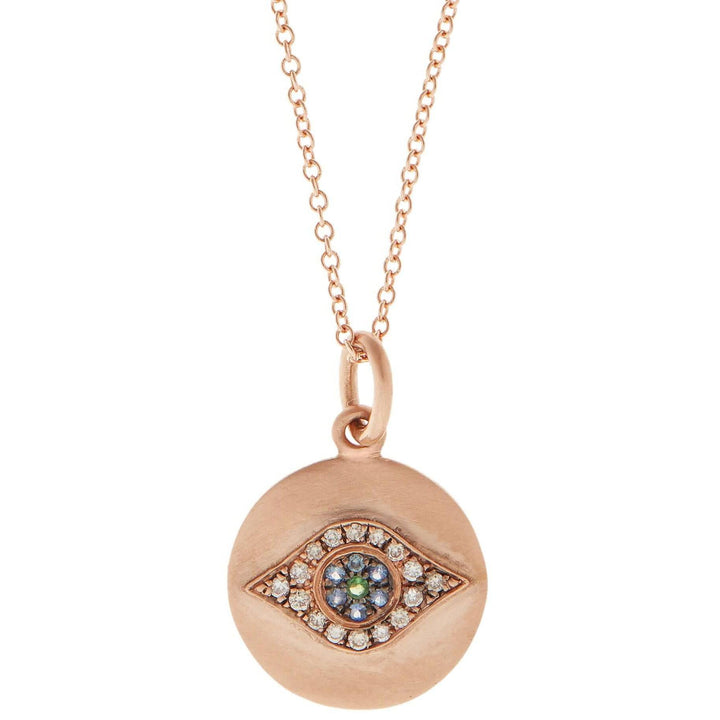 Mini Golden Eye Pendant P - EYE LOVE - Ileana Makri store