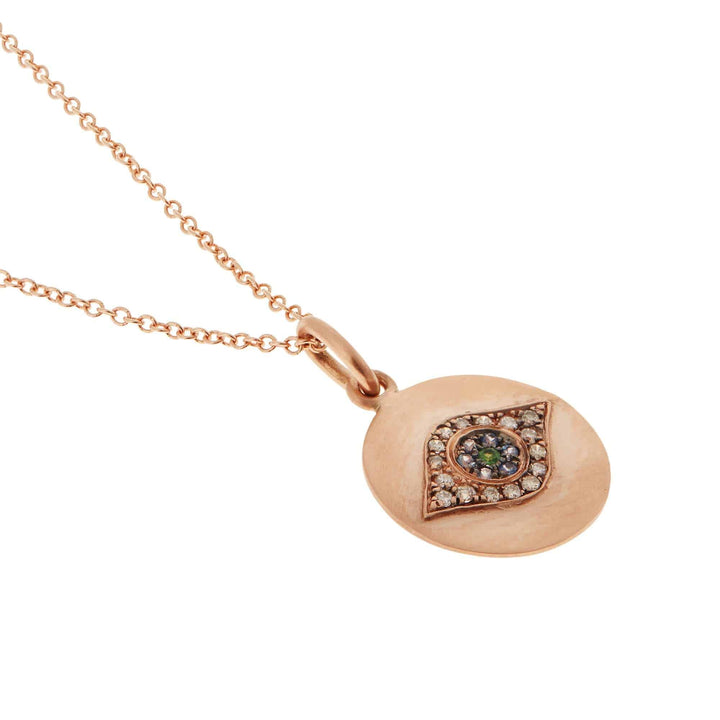 Mini Golden Eye Pendant P - EYE LOVE - Ileana Makri store