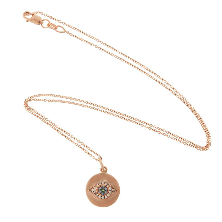 Mini Golden Eye Pendant P - EYE LOVE - Ileana Makri store