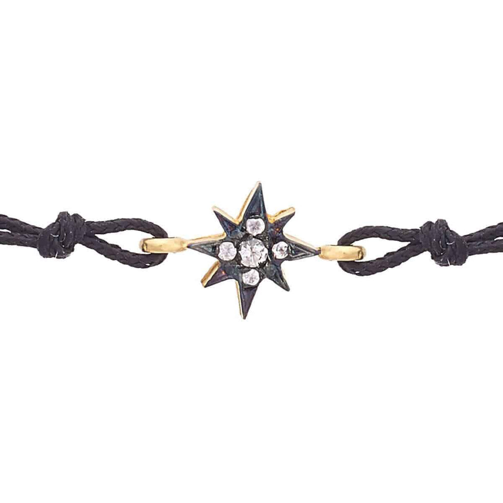 North Star Cord Bracelet - Eye M UFO - Ileana Makri store