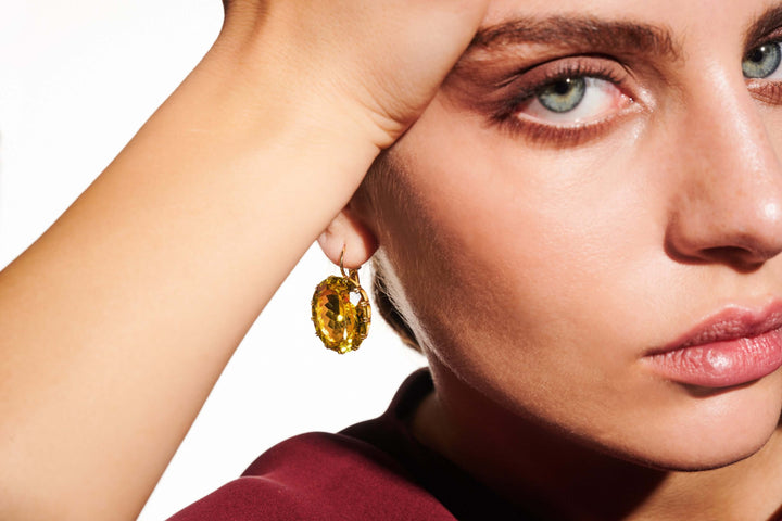 Oval Crown Lemon Topaz - Crown - Ileana Makri store