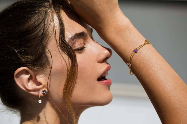 Peace & Love Bracelet - Eye M Hearts - Ileana Makri store