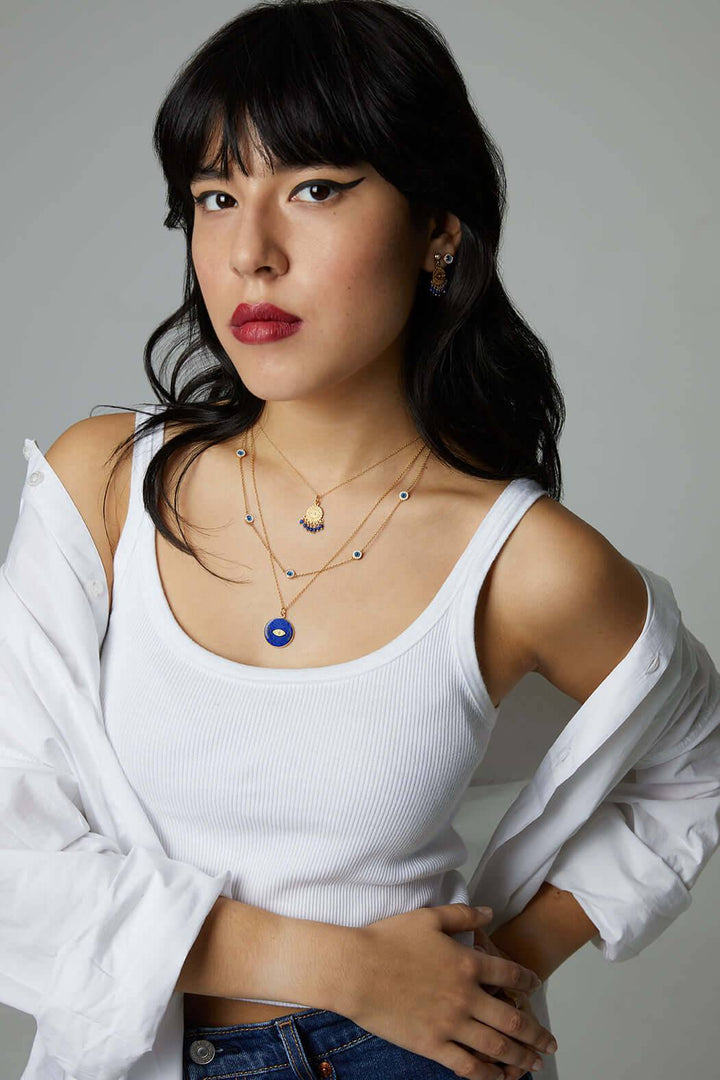 Protection Necklace - Eye M Eyes - Ileana Makri store