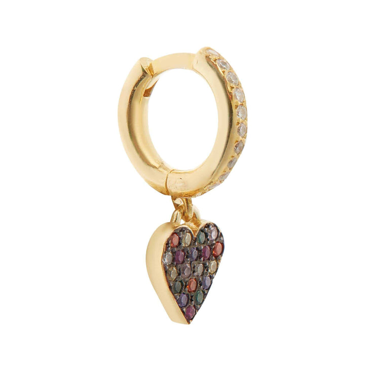 Rainbow Love Midi Hoops - Eye M Hearts - Ileana Makri store