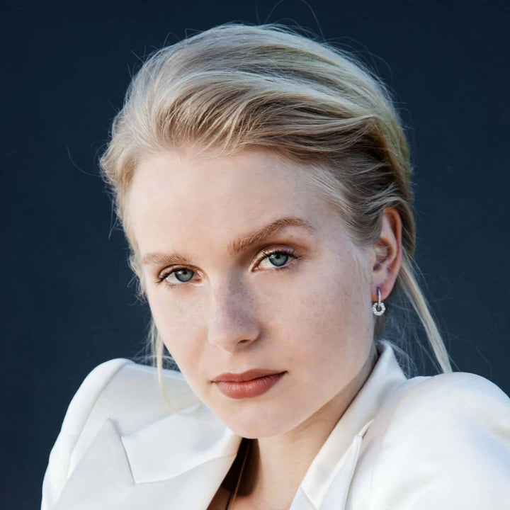 Nut Earrings Pave W-D - Screw It - Ileana Makri store