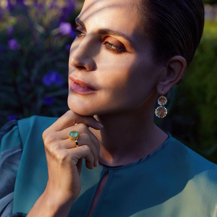 Single Eternity Flower Ring - Bespoke - Ileana Makri store