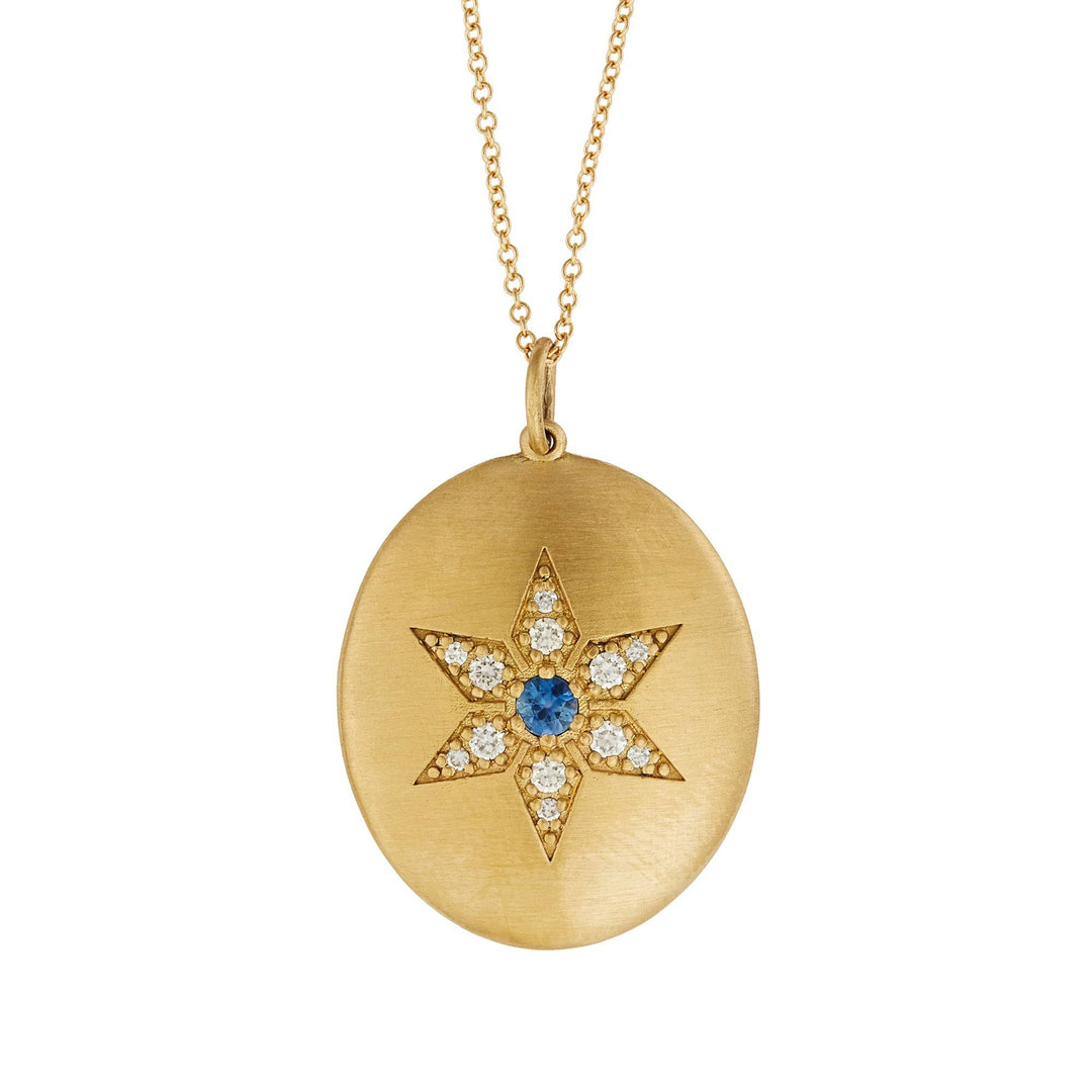 Six Point Star Pendant - Globetrotter - Ileana Makri store