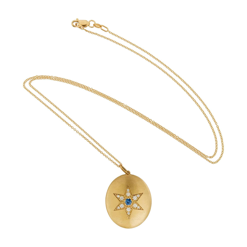 Six Point Star Pendant - Globetrotter - Ileana Makri store