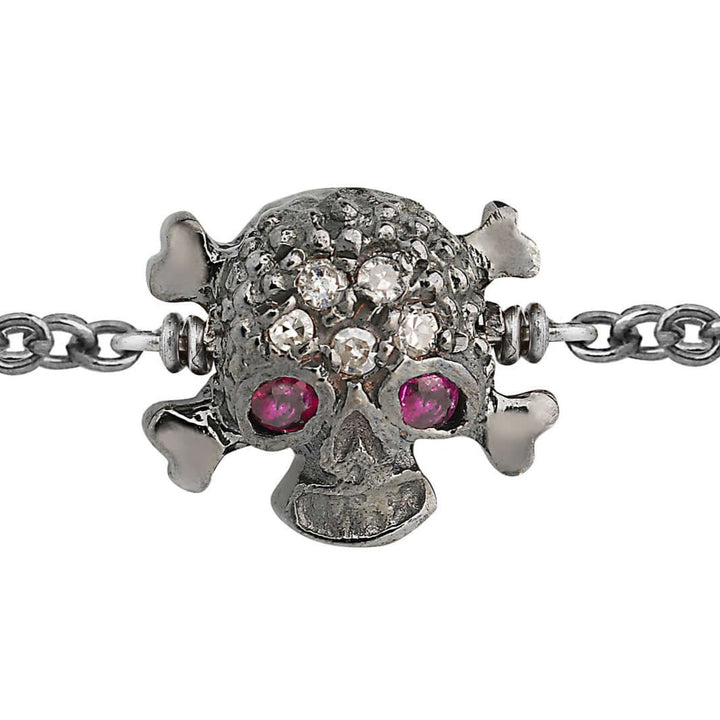 Skull Bracelet Y-OX-D-RU - SYMBOLS - Ileana Makri store