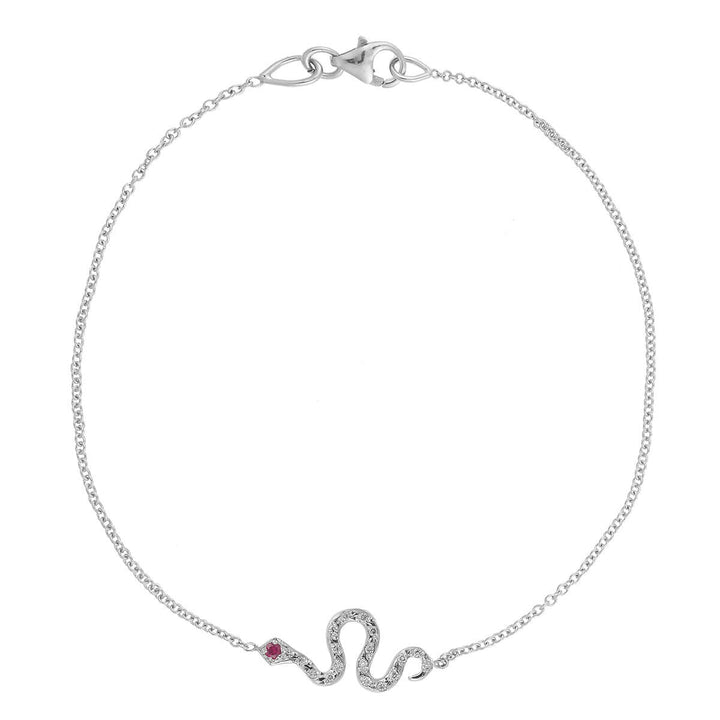 Little Snake Bracelet W-D-Ru - SNAKES - Ileana Makri store