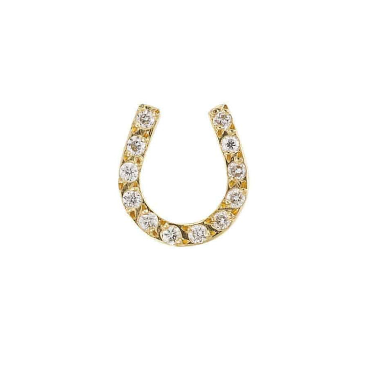 Lucky Horseshoe Studs Y-D - SYMBOLS - Ileana Makri store