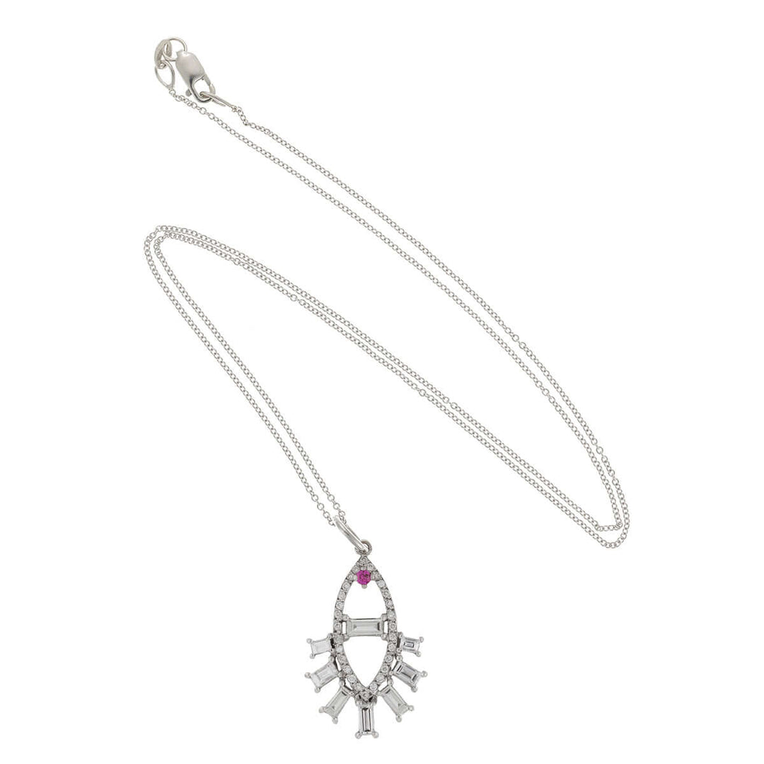 Teared Eye Pendant W-D-Ru - THE EDIT - Ileana Makri store