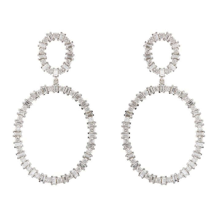 Baguette Again Earrings - THE EDIT - Ileana Makri store