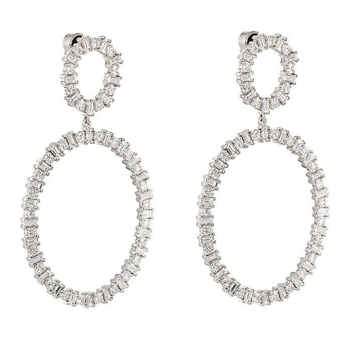 Baguette Again Earrings - THE EDIT - Ileana Makri store