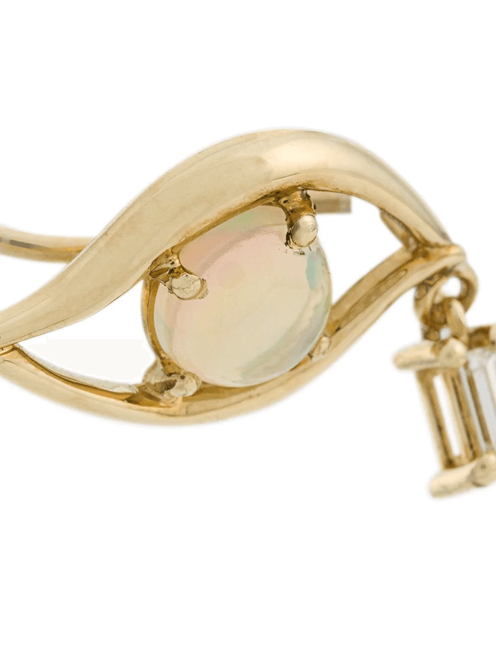 Single Diamond Tear Earring - THE EDIT - Ileana Makri store