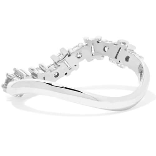 Baguette Wave Ring W-D - THE EDIT - Ileana Makri store