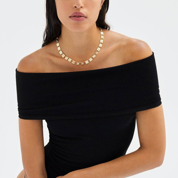 Tile Necklace Y-D - Tile - Ileana Makri store