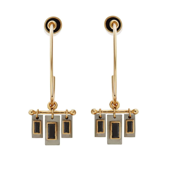 Titan Galaxy Hoops TIT-Y-BD - TITANIUM - Ileana Makri store