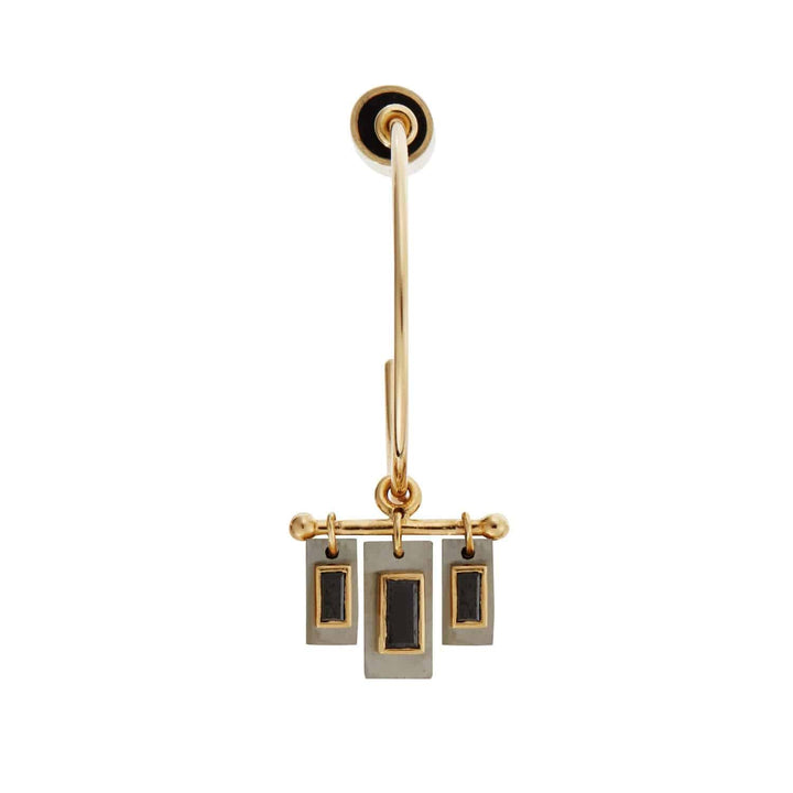 Titan Galaxy Hoops TIT-Y-BD - TITANIUM - Ileana Makri store