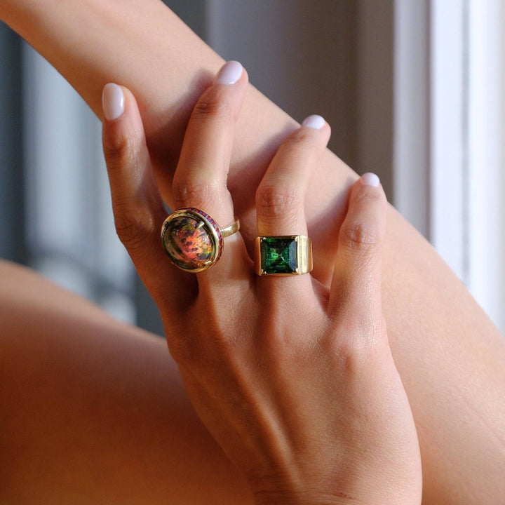 Tourmaline Princess Ring - Bespoke - Ileana Makri store